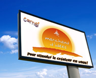 Publicité d'autoroute